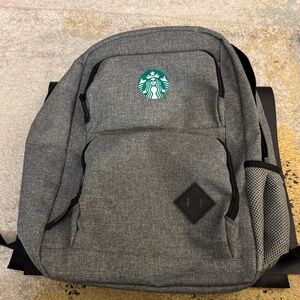 NWOT Starbucks Gray Rare Backpack